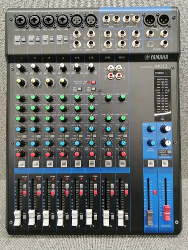 Mixer analogico yamaha mg12 - mixer,