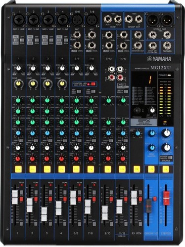 Yamaha mg12xu mixer analogico - mg12xu,